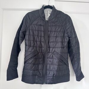 Lululemon Bomber Jacket Reversible Black size 6